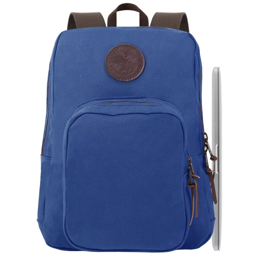 Duluth Pack 21 Liter Capacity Royal Blue Large Standard Laptop Backpack - Flockneti