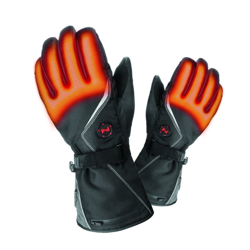 Mobile Warming Heated Gloves 5V Black Medium - Flockneti
