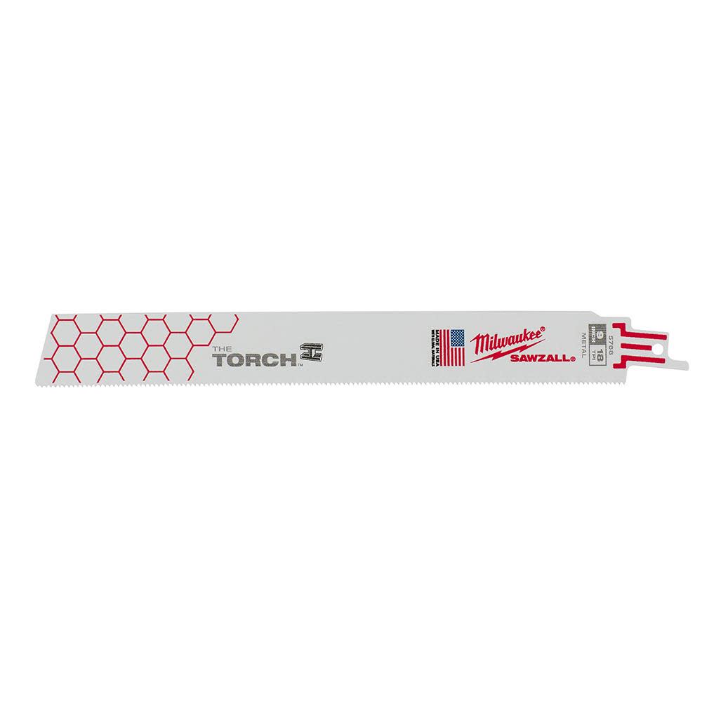 Milwaukee 9 in. 18 TPI THE TORCH SAWZALL Blade 25PK - Flockneti