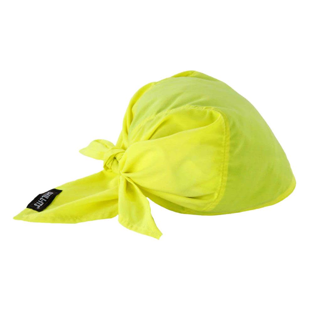 Ergodyne Chill-Its 6710CT Evaporative Cooling Triangle Hat with Cooling Towel - Flockneti