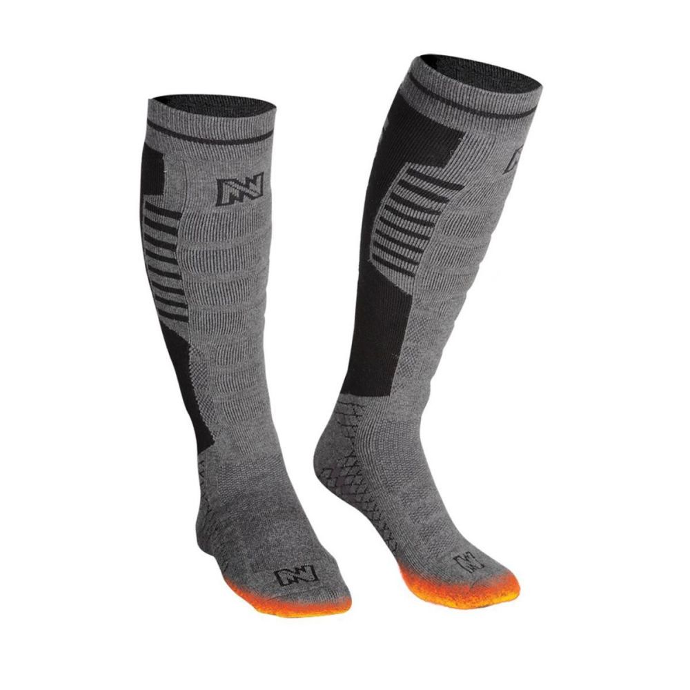 Mobile Warming Heated Socks 3.7V Large Gray/Black Men’s Standard - Flockneti