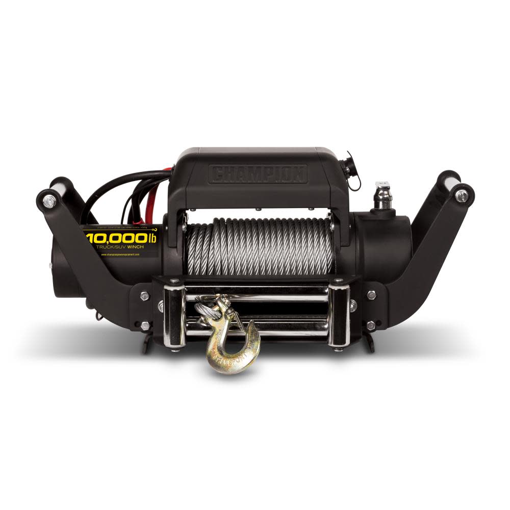 Champion Power Equipment 10000-Lb Truck/SUV Winch Kit with Speed Mount and Remote Control - Flockneti
