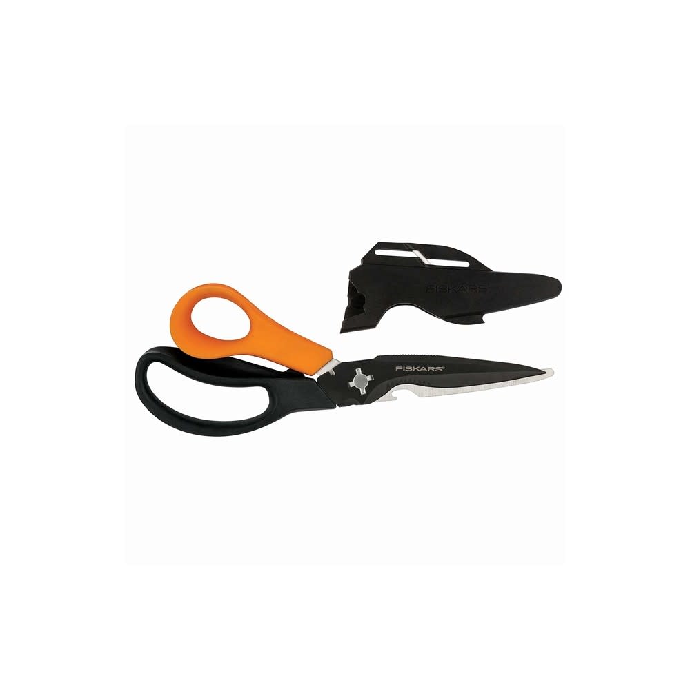 Fiskars 9″ Steel Blade Orange/Black Multipurpose Garden Shear - Flockneti