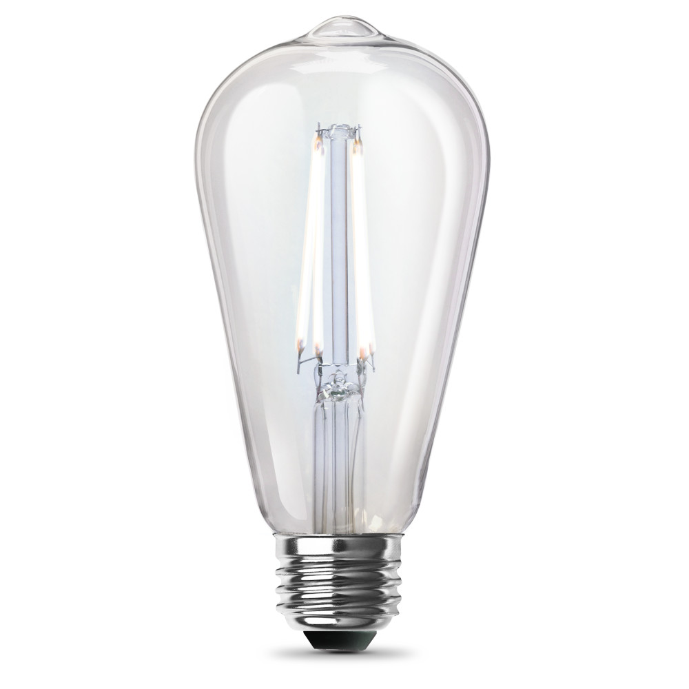 Feit Electric 100W ST19 5000K Straight Tapered LED Bulb 2pk - Flockneti