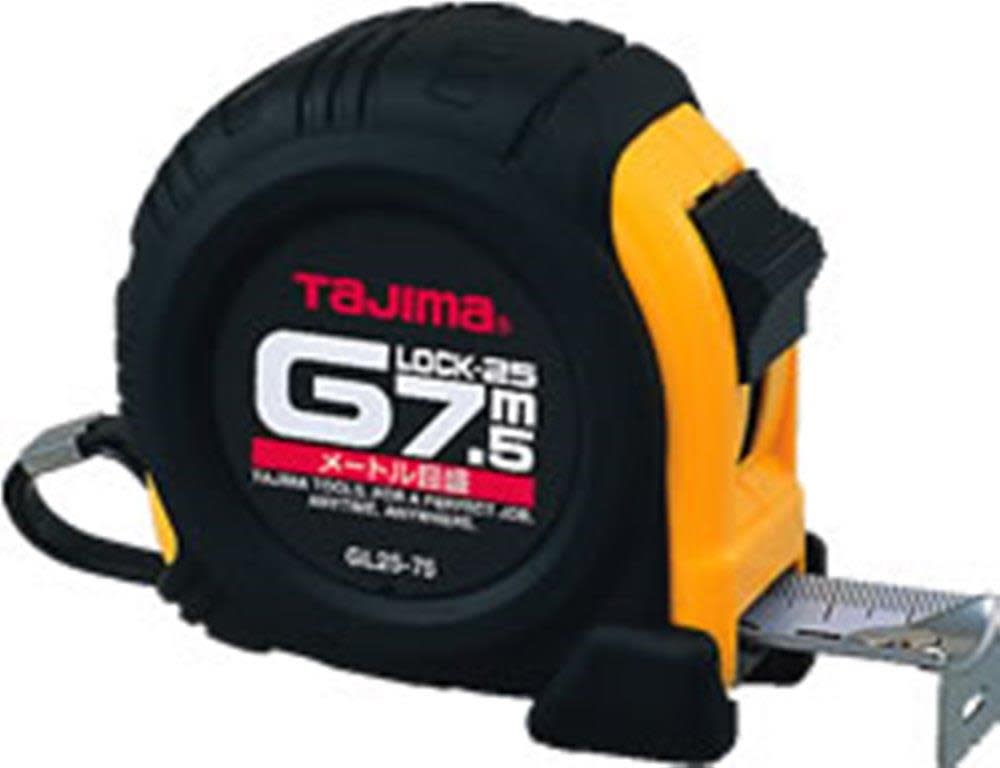 Tajima G Series Measuring Tape in Metric Scale 7.5m x 1″ Blade - Flockneti