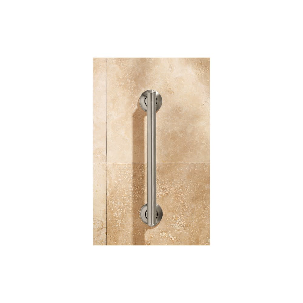 Moen Home Care Brushed Nickel Steel 16″ Elegance Grab Bar - Flockneti