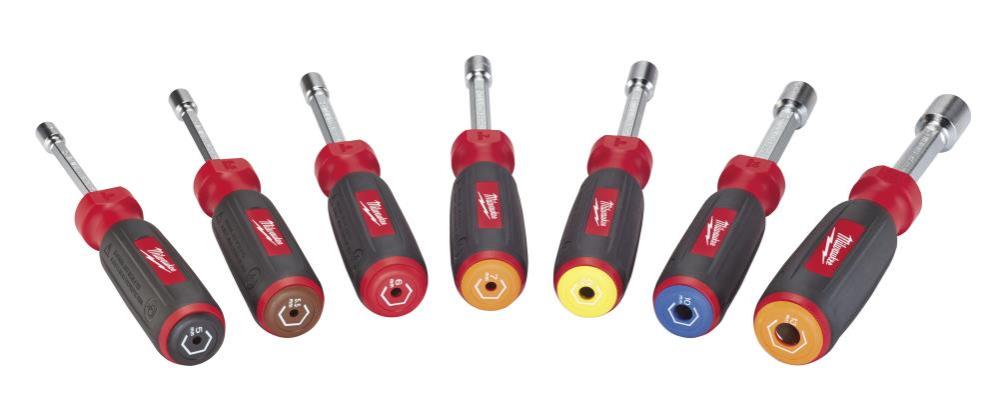 Milwaukee 7 pc HollowCore Magnetic SAE Nut Set - Flockneti