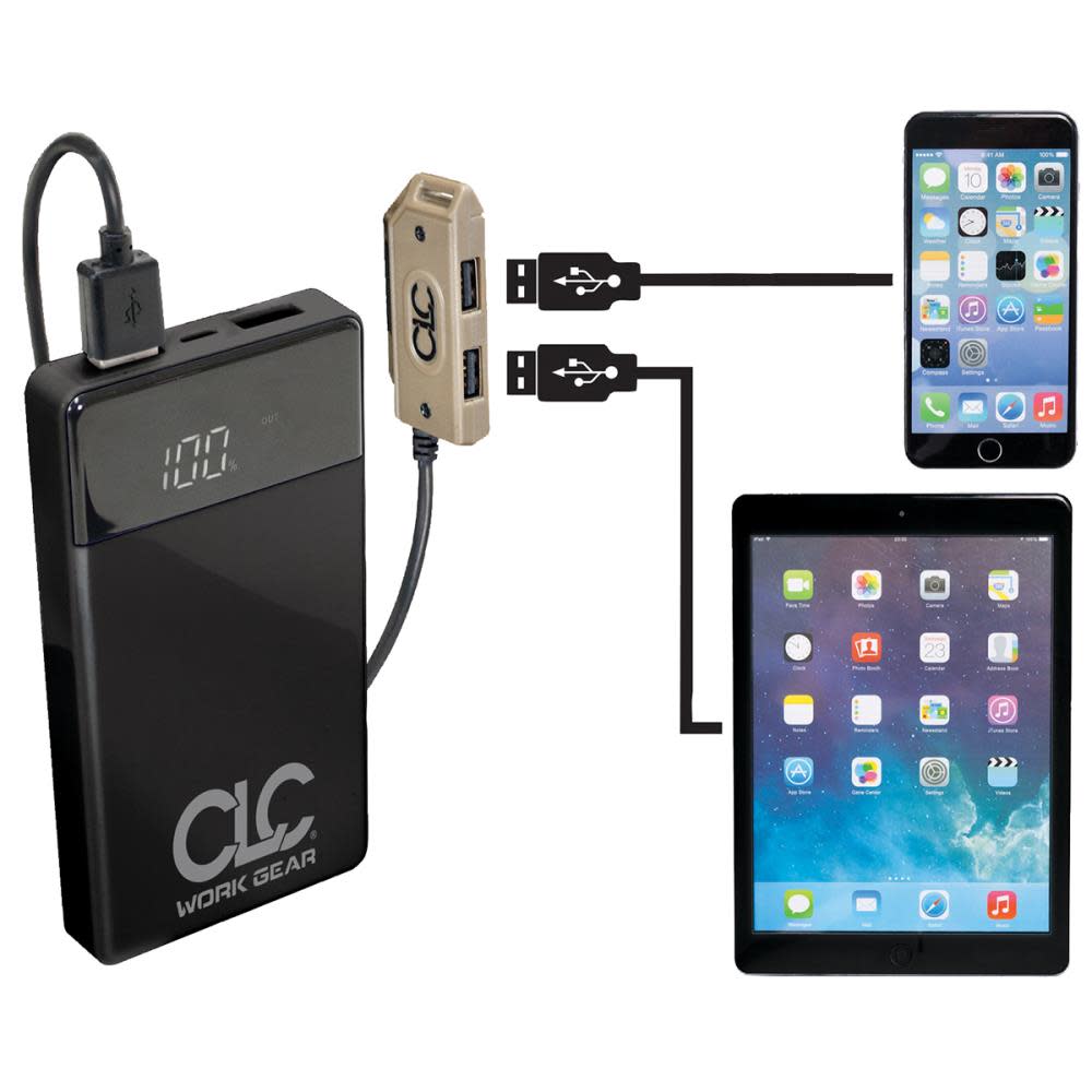 CLC E-Charge USB Charging Tool Backpack - Flockneti