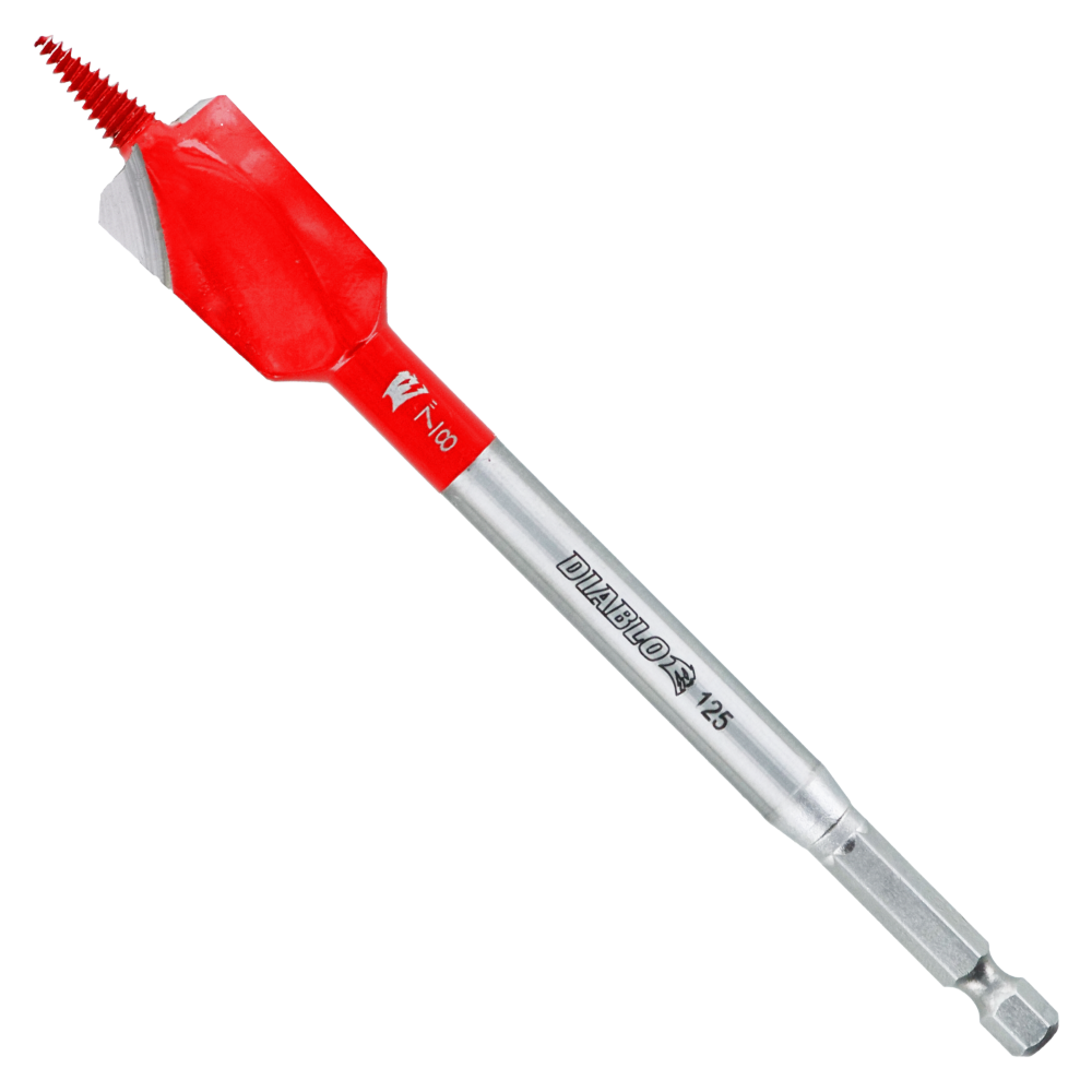Diablo Tools 7/8″ x 6″ Demo Demon Spade Bit for Nail Embedded Wood - Flockneti