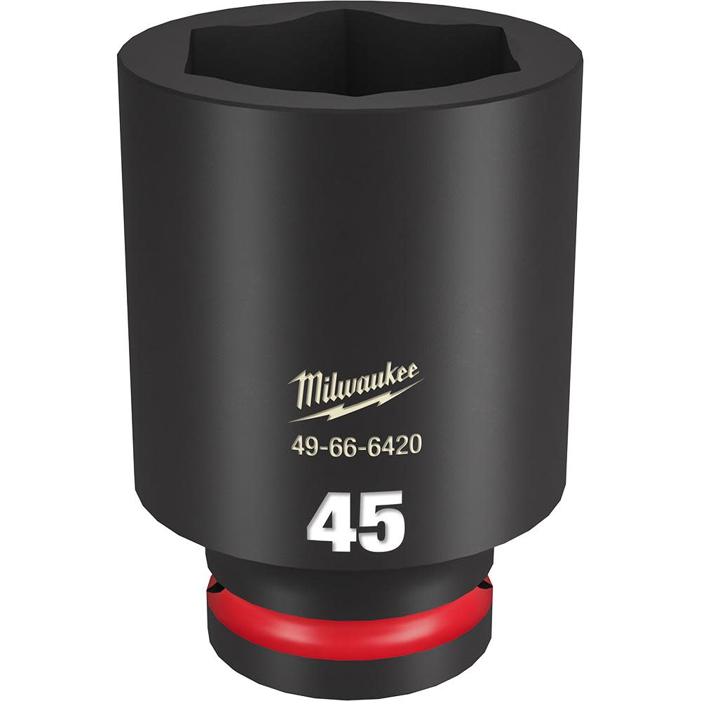 Milwaukee SHOCKWAVE Impact Duty 45MM Deep Socket 3/4″ Drive 6 Point - Flockneti