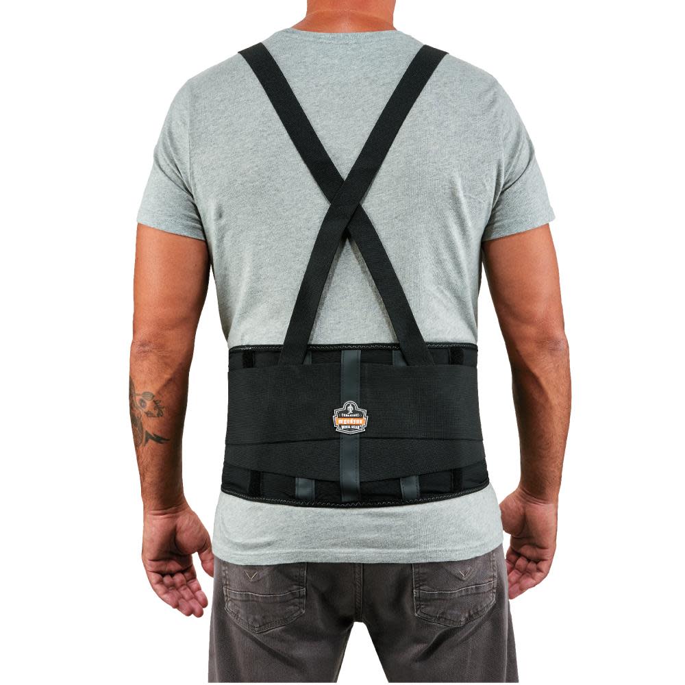 Ergodyne ProFlex 100 2XL Black Economy Back Support - Flockneti
