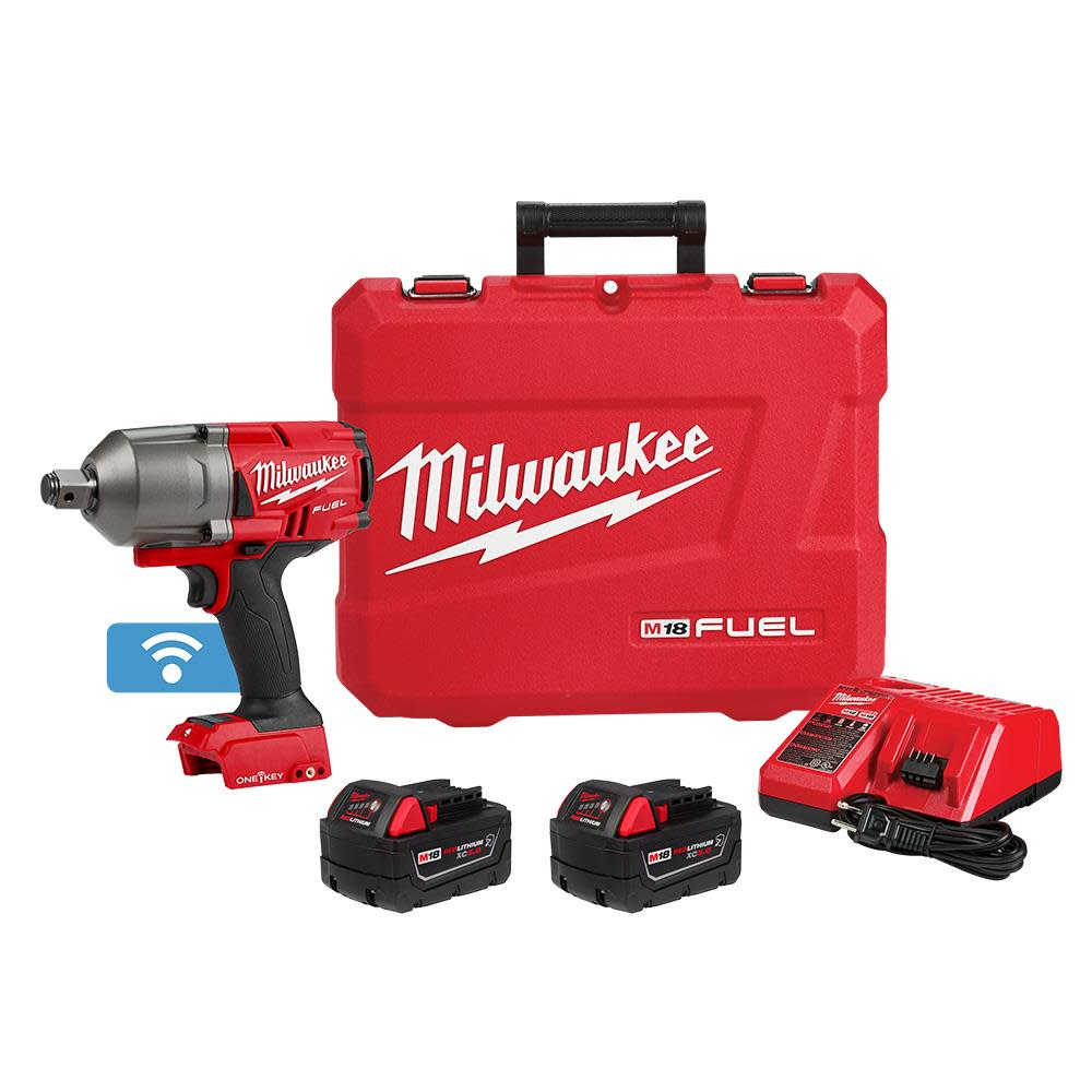Milwaukee M18 FUEL with ONE-KEY High Torque Impact Wrench 3/4″ Friction Ring Kit - Flockneti