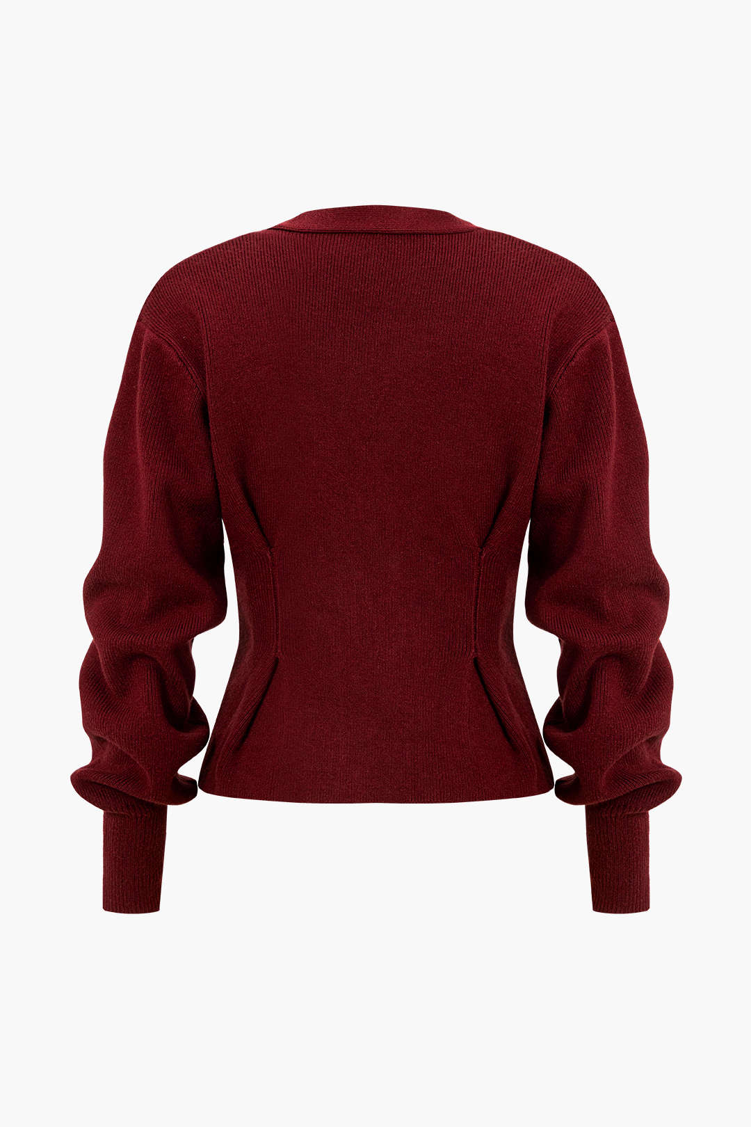Knit Button V-neck Cardigan - Flockneti
