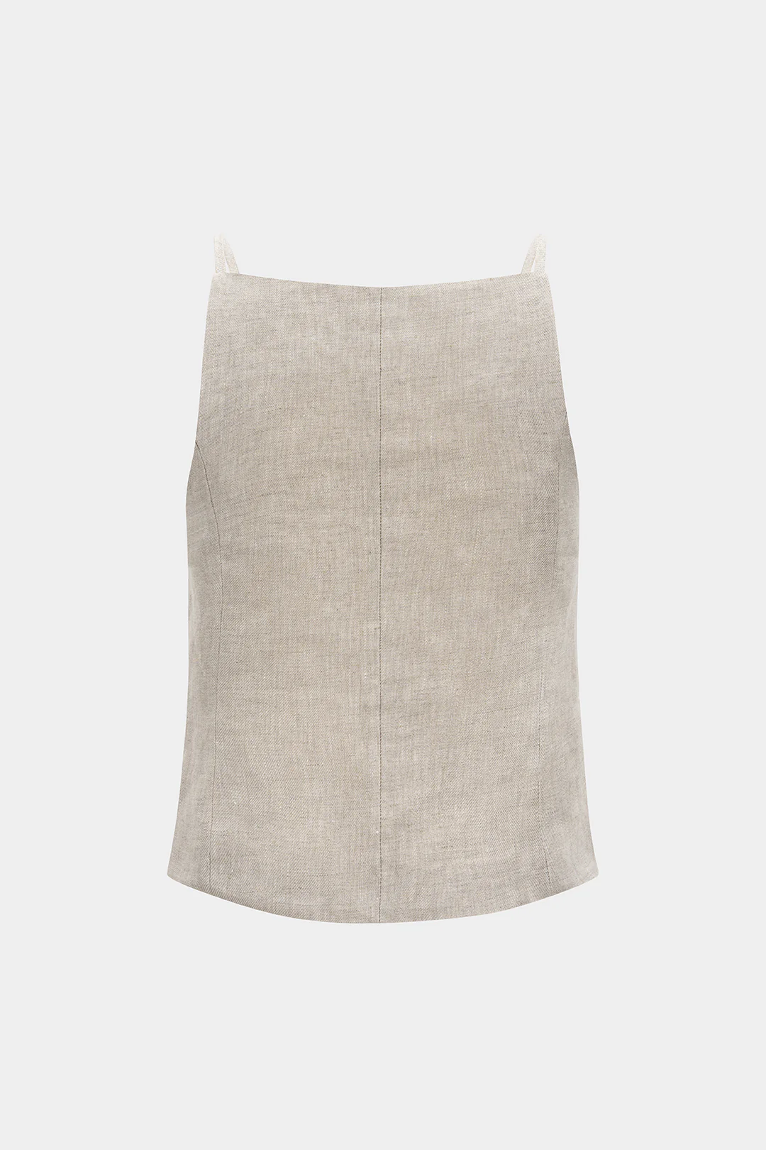 Linen Pocket Button Vest - Flockneti