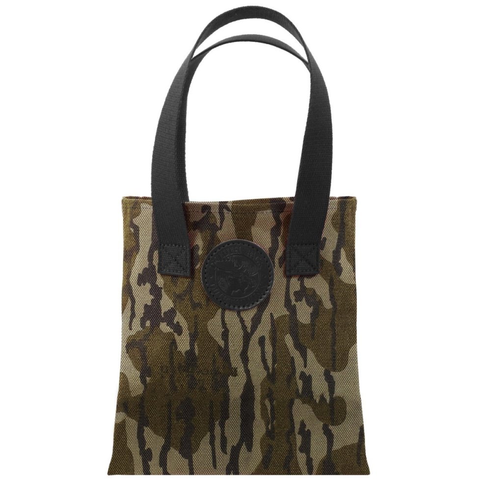 Duluth Pack 6 Liter Capacity Mossy Oak Bottomland Canvas Box Style Promo Tote - Flockneti