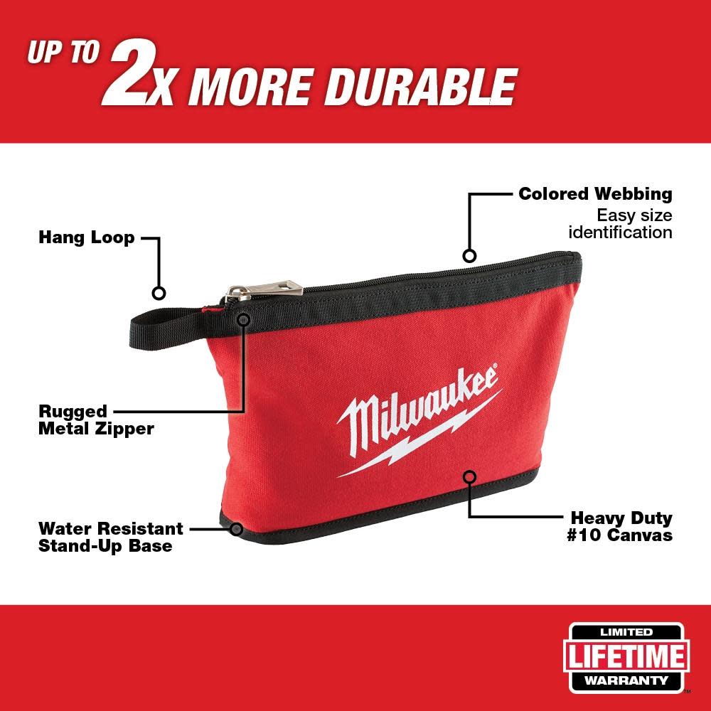 Milwaukee Zipper Pouch - Flockneti
