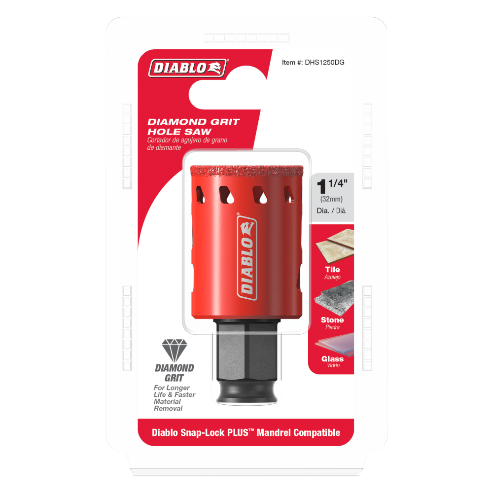 Diablo Tools 1 1/4″ Diamond Grit Hole Saws - Flockneti
