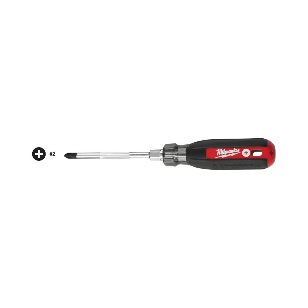 Milwaukee #2 Phillips – 4 in. Cushion Grip Screwdriver - Flockneti