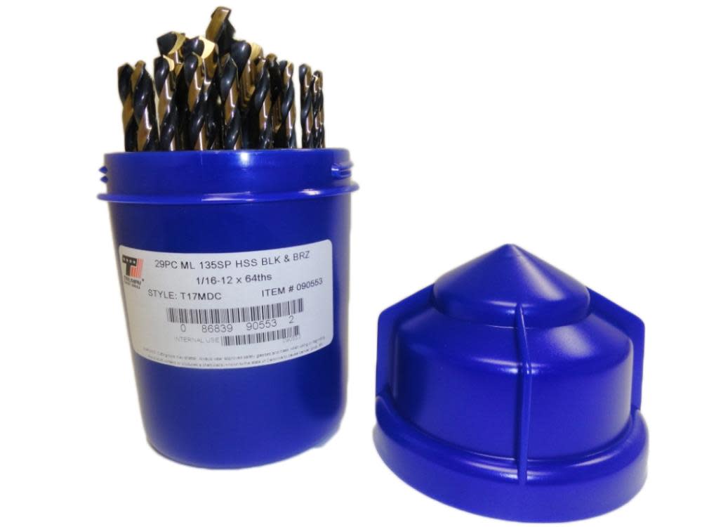Triumph Twist Drill 29pc Trinado Caddy Set - Flockneti