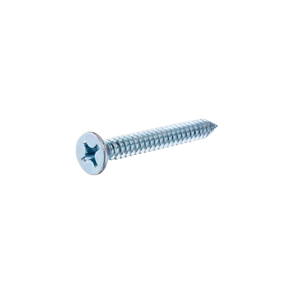 Hillman #12 x 3″ Zinc Flat Head Phillips Sheet Metal Screw 100pk - Flockneti