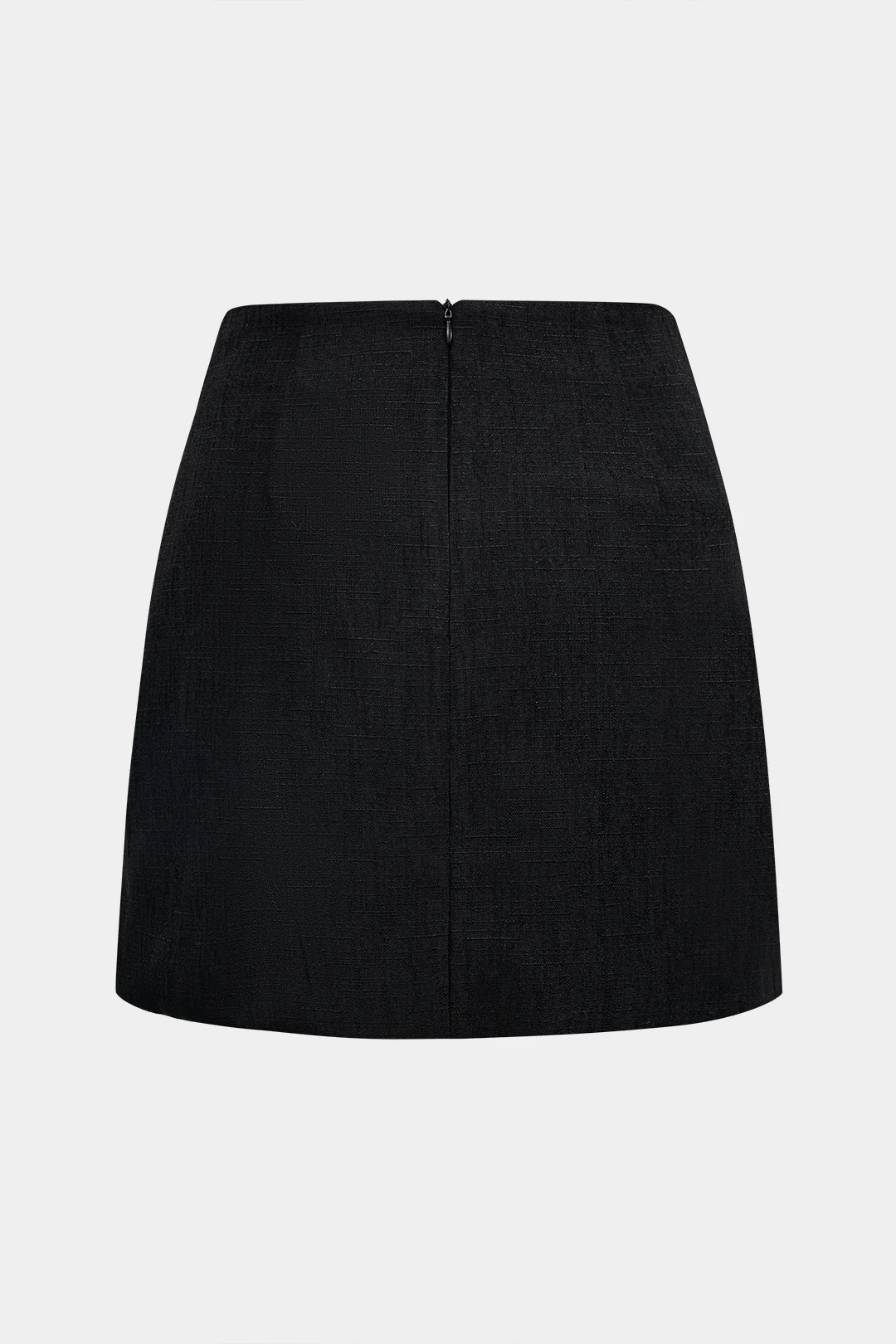 Faux Leather Button Mini Skirt - Flockneti