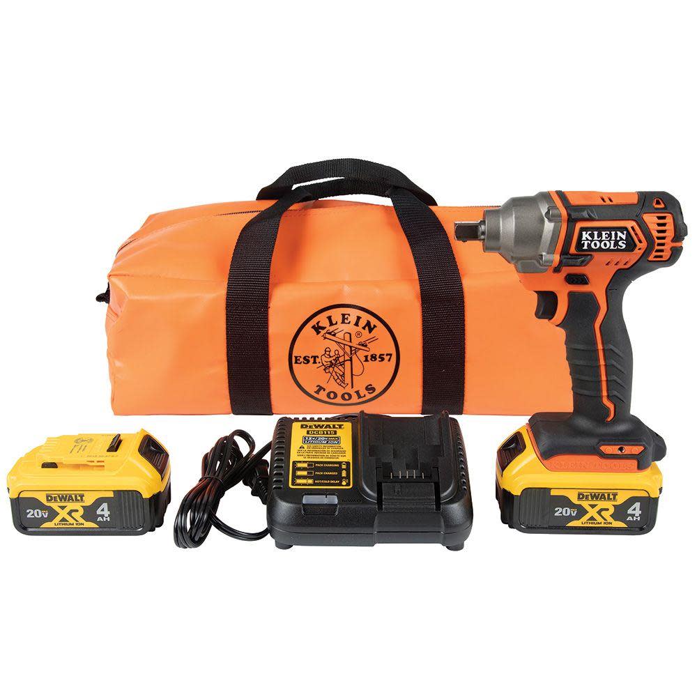 Klein Tools Compact Impact Wrench Kit - Flockneti