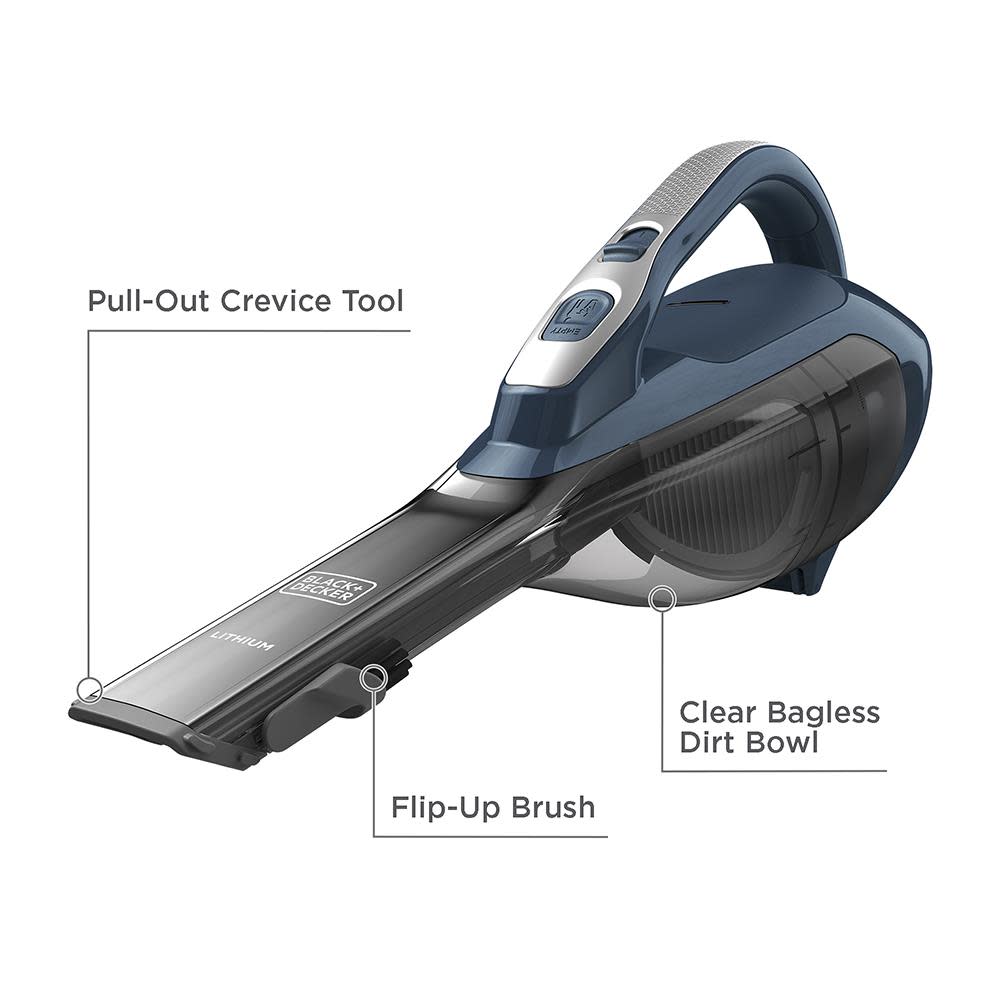 Black and Decker DUSTBUSTER Cordless Lithium Hand Vacuum - Flockneti