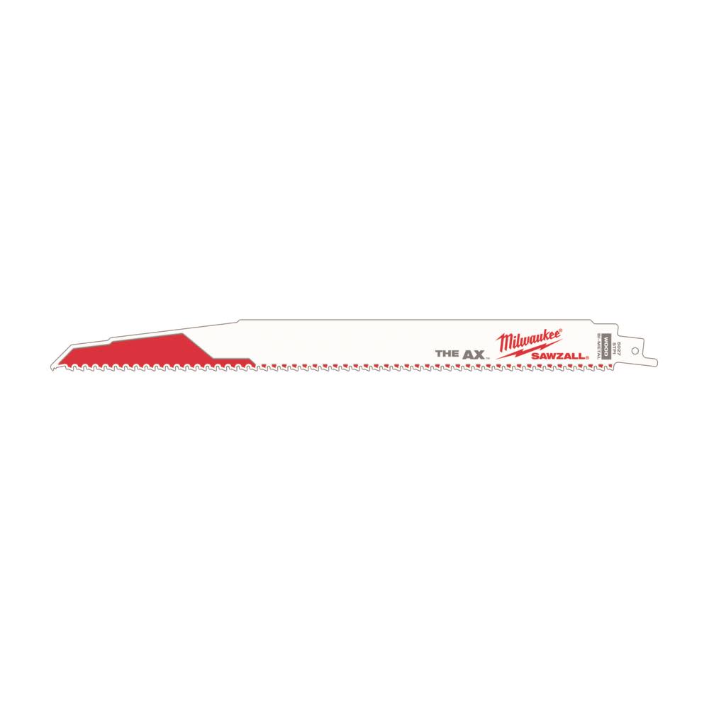 Milwaukee 12 in. 5 TPI The Ax SAWZALL Blade 5PK - Flockneti