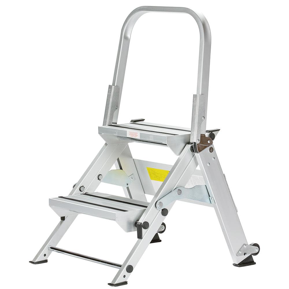 Xtend and Climb 2 Step Aluminum 300-Lb Type IA Step Ladder - Flockneti