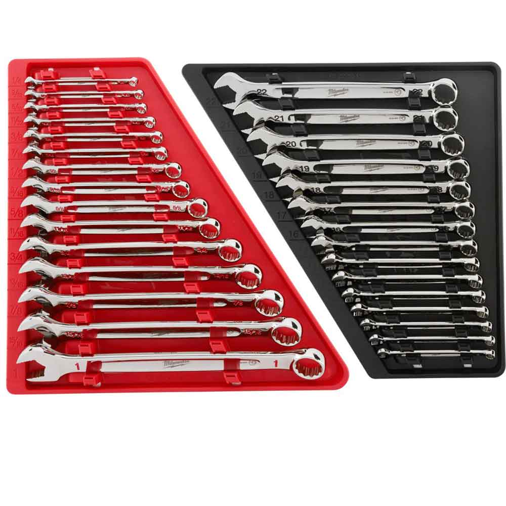Milwaukee 30pc SAE & Metric Combination Wrench Set - Flockneti