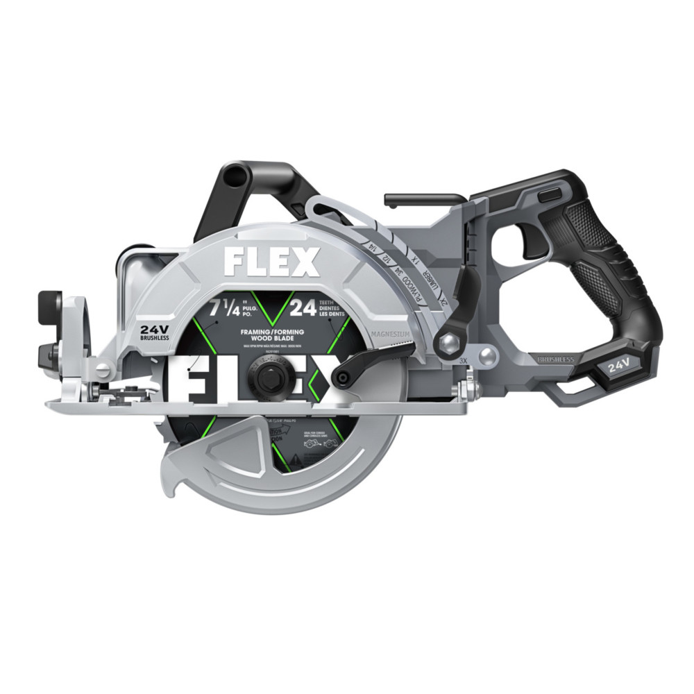 FLEX 24V 7 1/4″ Circular Saw Rear Handle Stacked Lithium ToolOnly - Flockneti