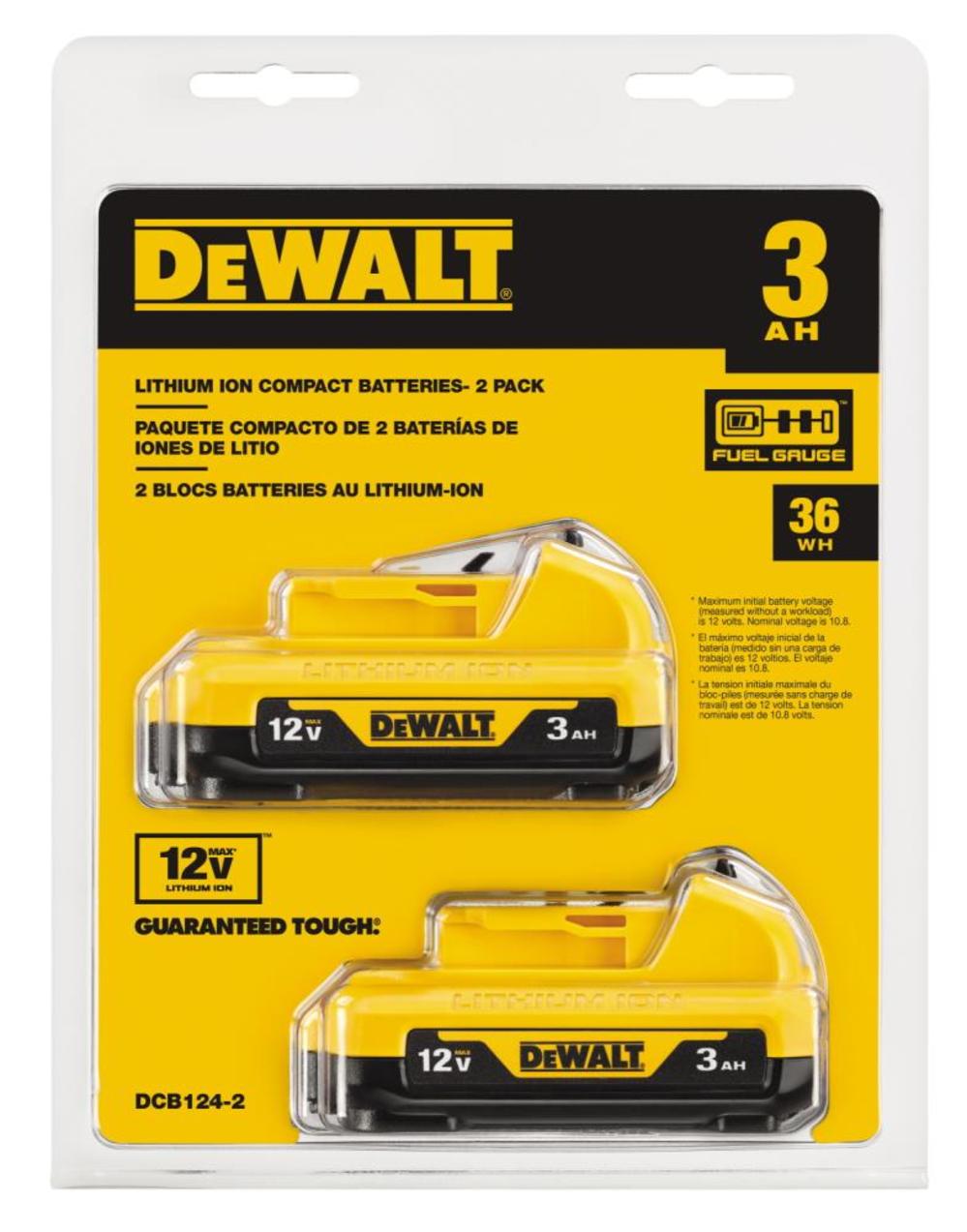 DEWALT 12V MAX 3.0Ah Li-Ion Battery 2pk - Flockneti