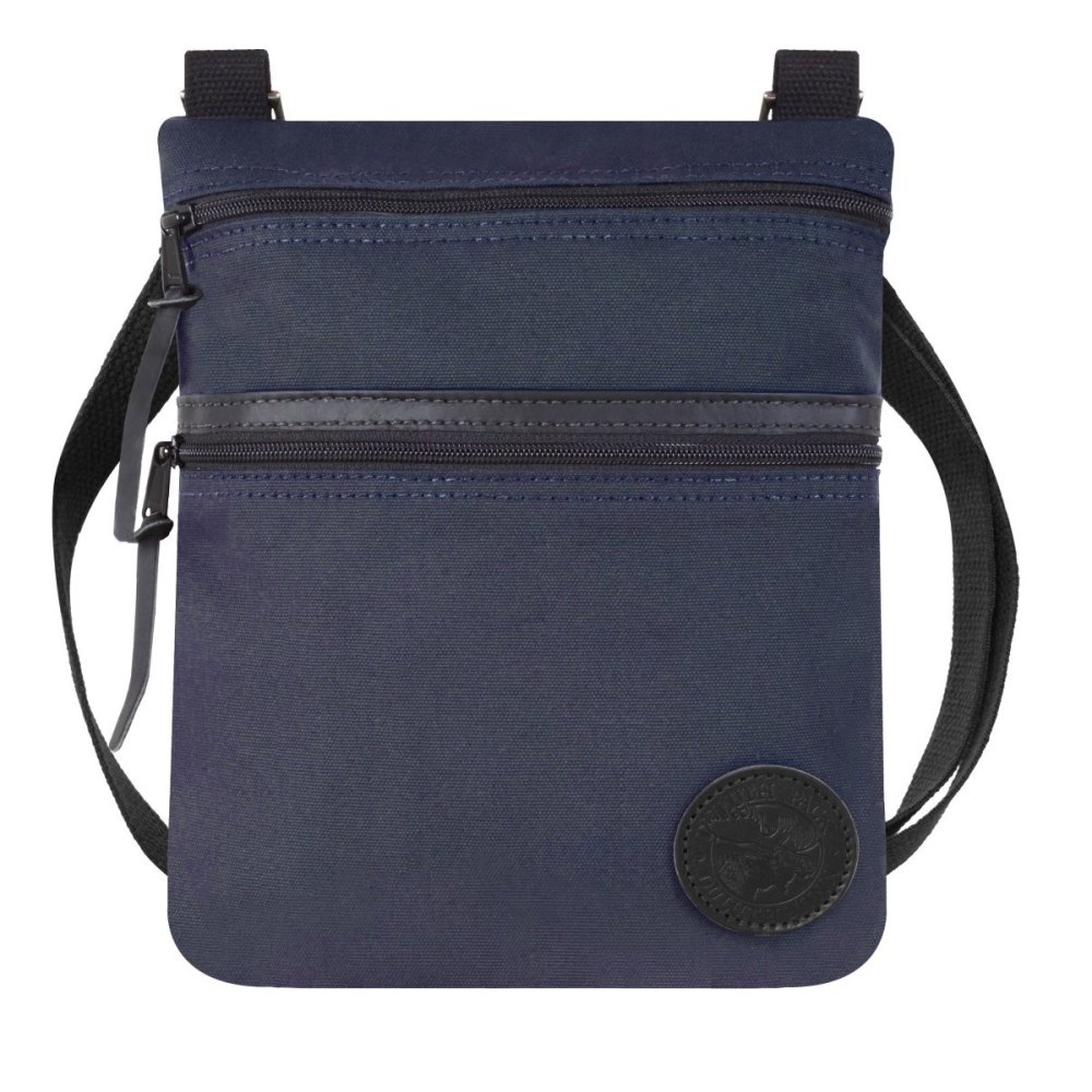 Duluth Pack 4 Liter Capacity Navy Traverse Crossbody Bag - Flockneti