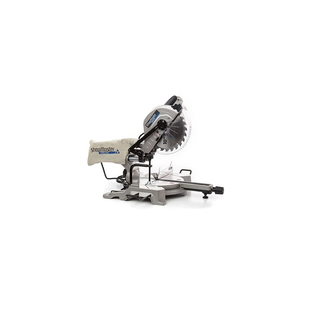 Delta ShopMaster 120V 15A 10″ Compound Sliding Miter Saw - Flockneti