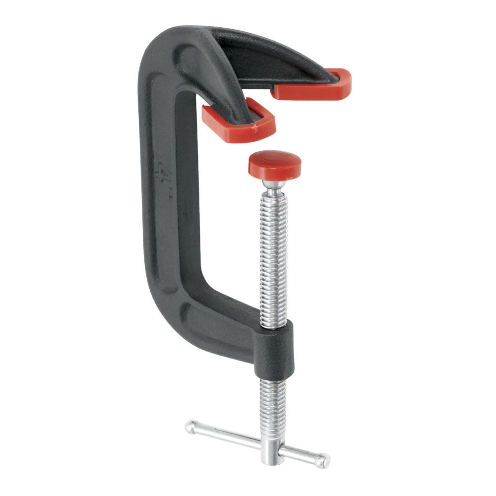 Bessey Double-Headed C-Clamp 4 Inch Capacity 2-1/4 Inch Throat - Flockneti