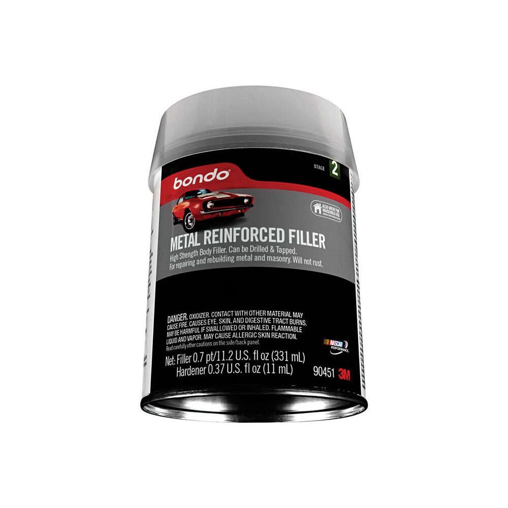 Bondo Metal Reinforced Filler 0.7 Pint - Flockneti