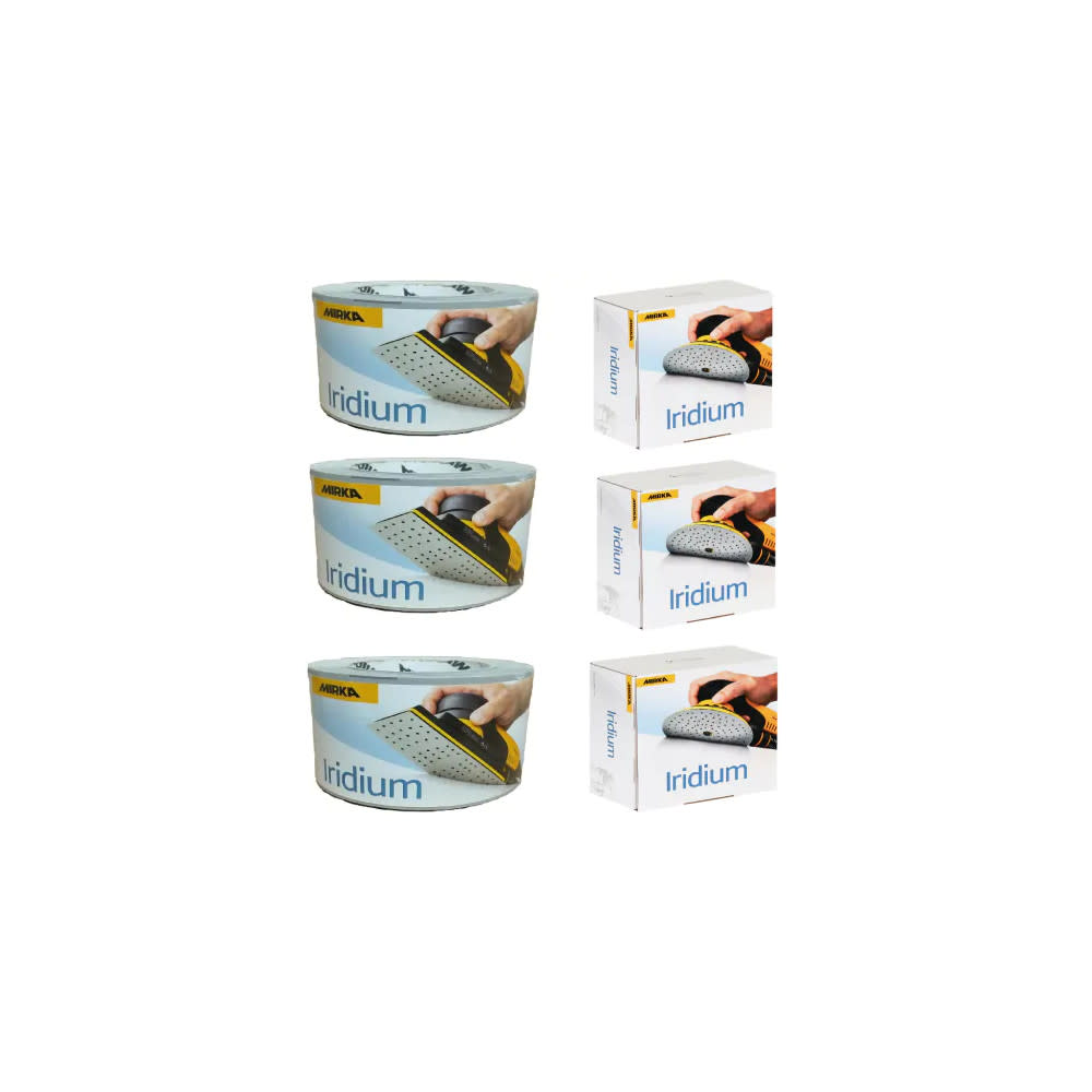 Mirka 6″ Iridium Dust Free Trail Kit - Flockneti