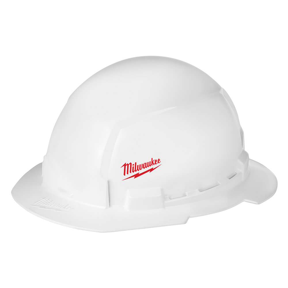 Milwaukee Full Brim Hard Hat with BOLT Accessories Type 1 Class E Small Logo - Flockneti