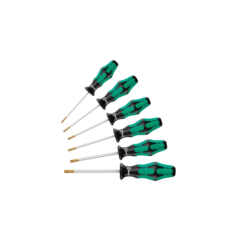 Wera Tools 367/6 TORX HF Kraftform Plus Screwdriver Set 6pc - Flockneti