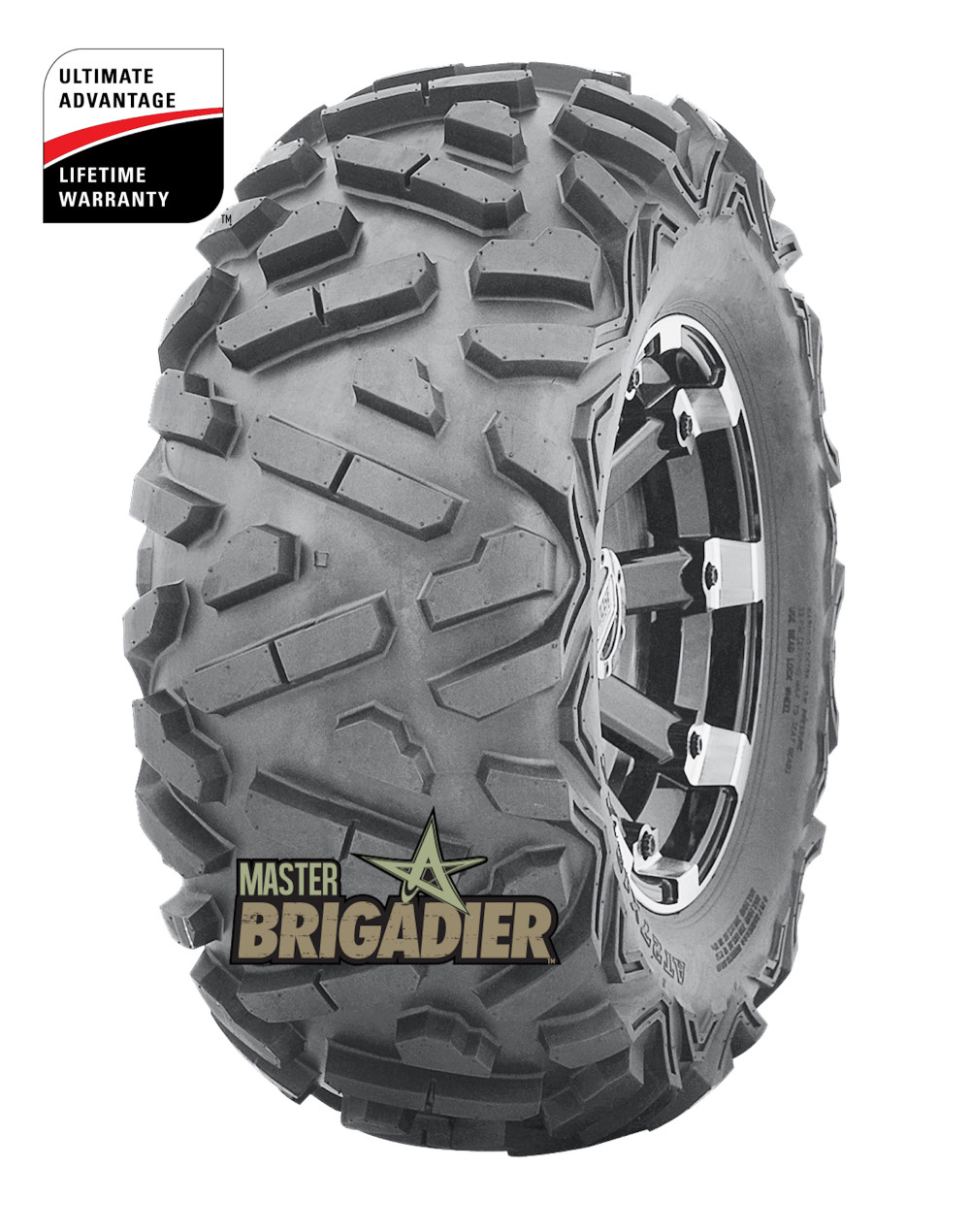 Master ATV 27×9.00R14 6P TL Brigadier ATV Tire (Tire Only) - Flockneti