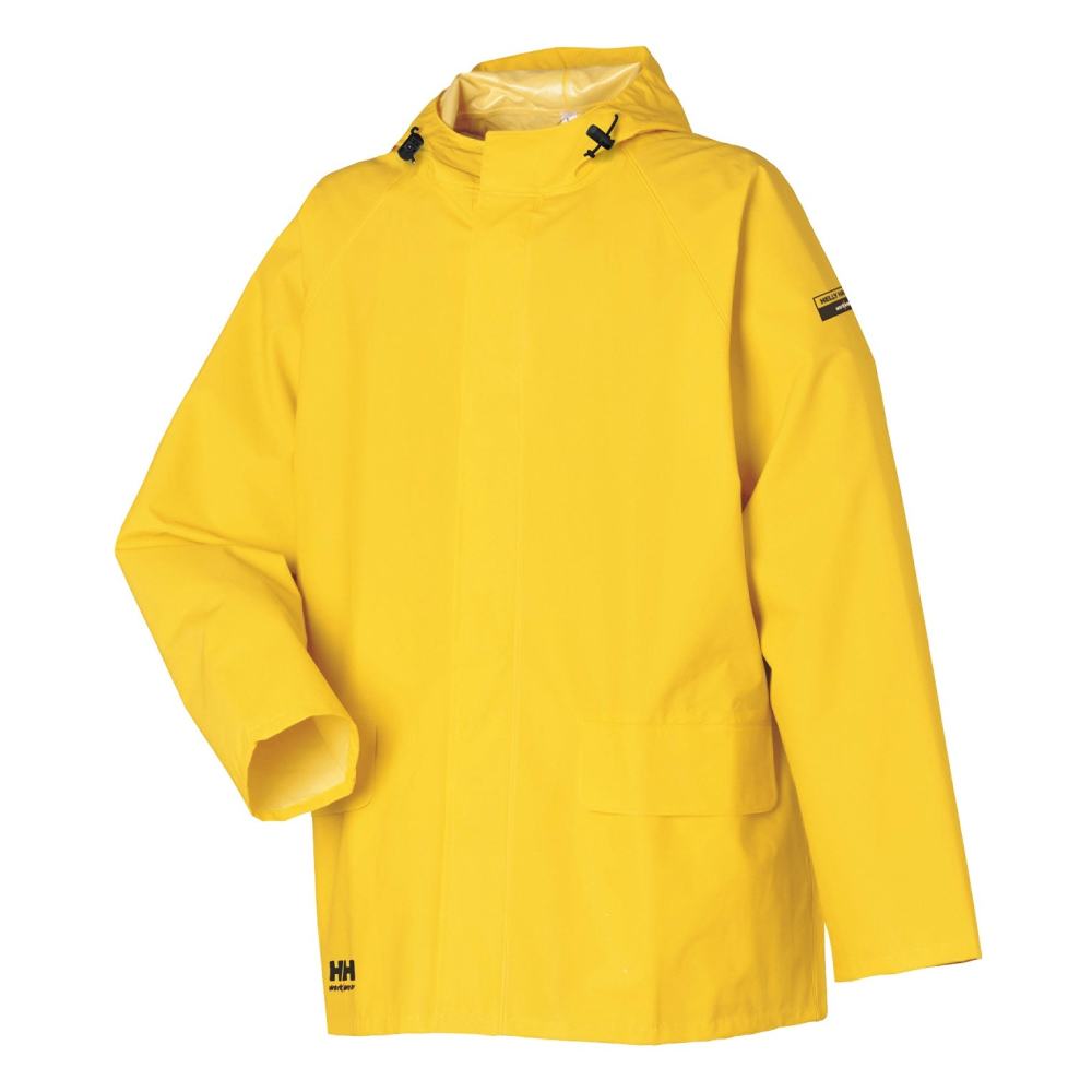Helly Hansen Mandal Rain Jacket Polyester Light Yellow 4X - Flockneti