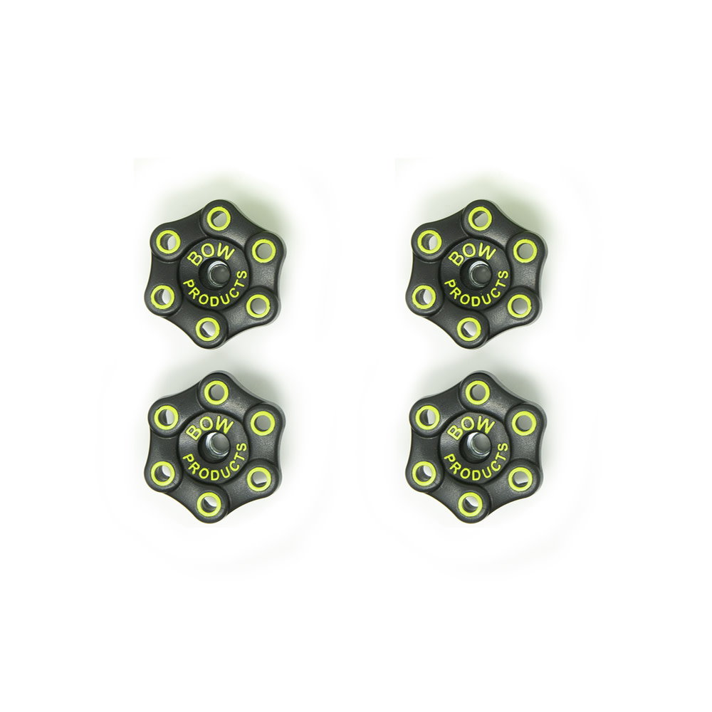 Bow Products 2-3/8″ Diameter Jig & Hardware Knob 4pc - Flockneti
