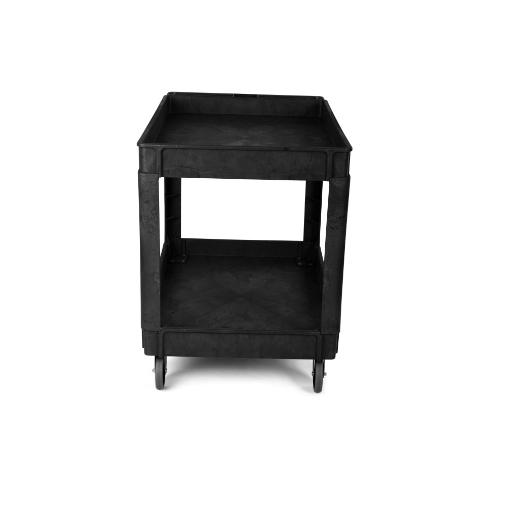 Toter Material Handling Utility Cart with Lipped Top and Straight Handle - Flockneti