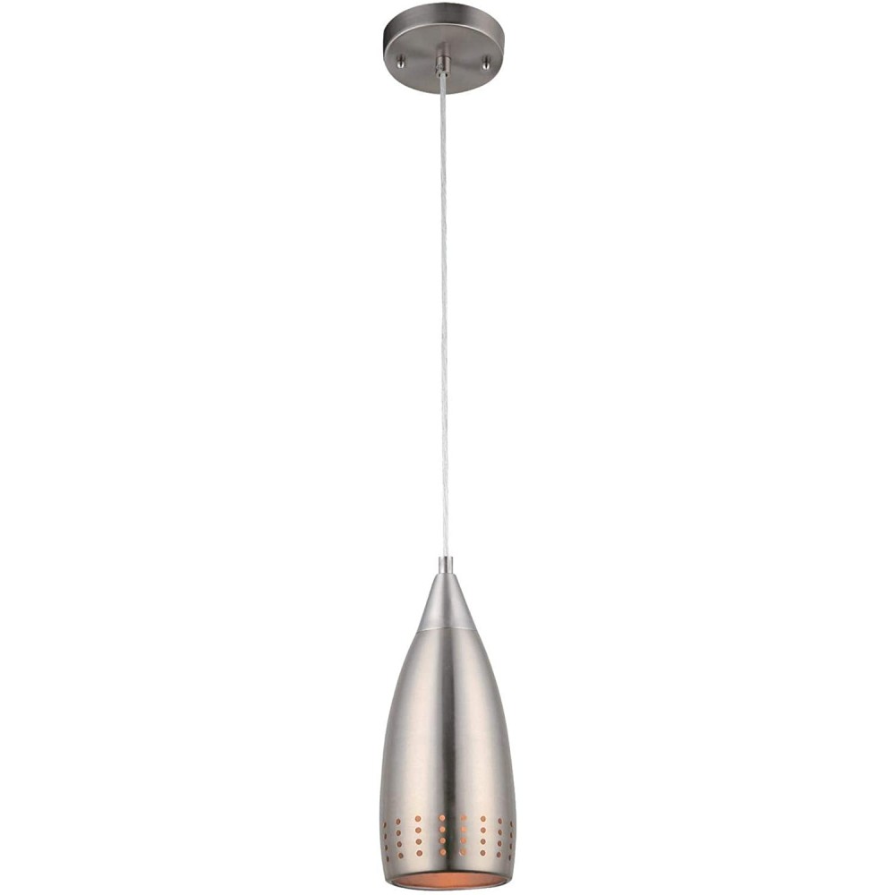 Westinghouse 60W Brushed Nickel Indoor Adjustable Mini Pendant - Flockneti