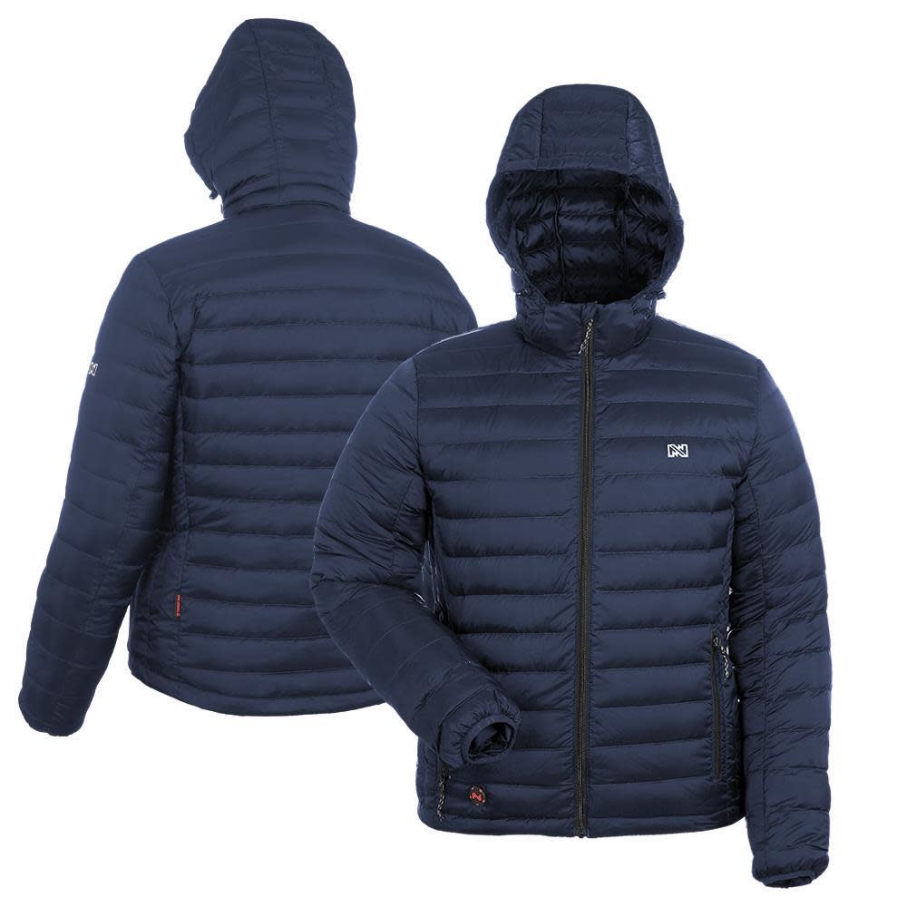 Mobile Warming Summit Heated Jacket 12 Volt Mens Navy Large - Flockneti