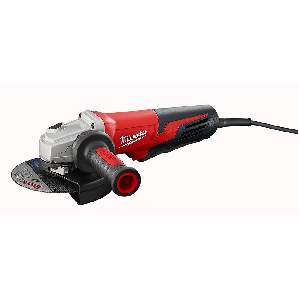 Milwaukee 13 Amp 6 In. Small Angle Grinder Paddle No-Lock - Flockneti