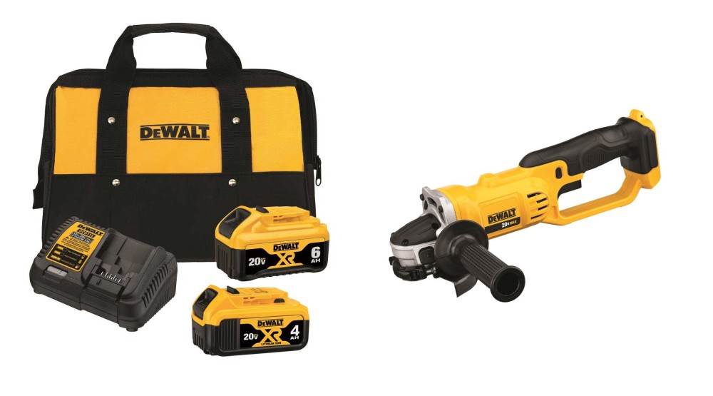 DEWALT 20V MAX 4 1/2 Cut Off Tool Grinder & 20V MAX Starter Kit Bundle - Flockneti