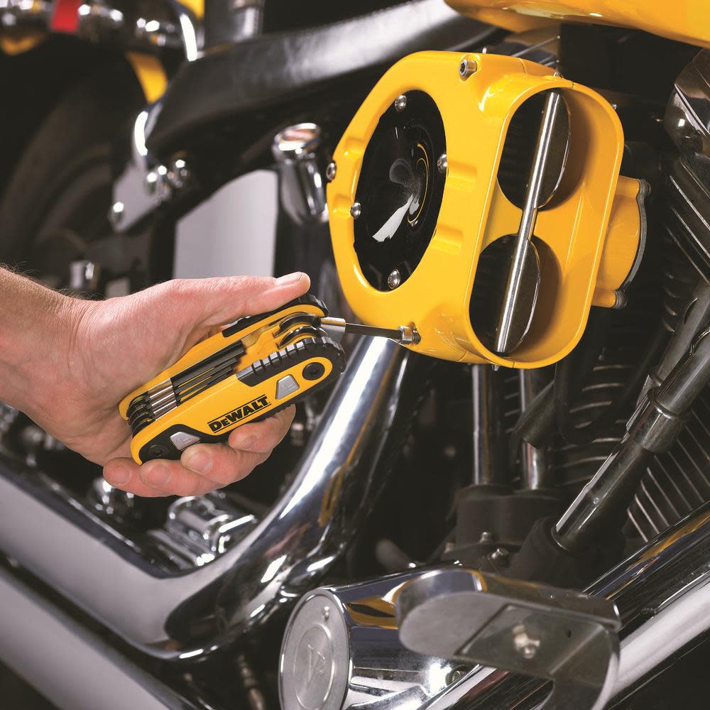 DEWALT SAE Folding/Locking Hex Key Set - Flockneti