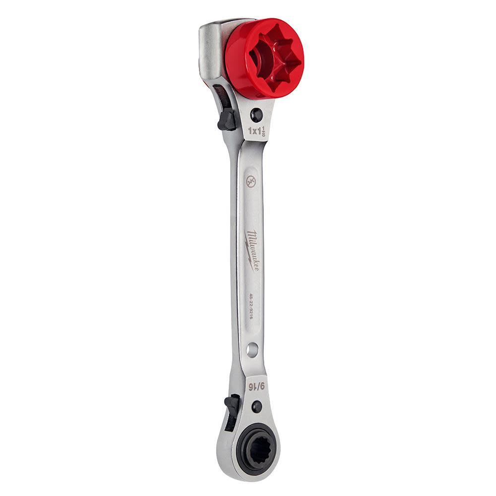Milwaukee Linemans 5-in-1 Ratcheting Wrench - Flockneti