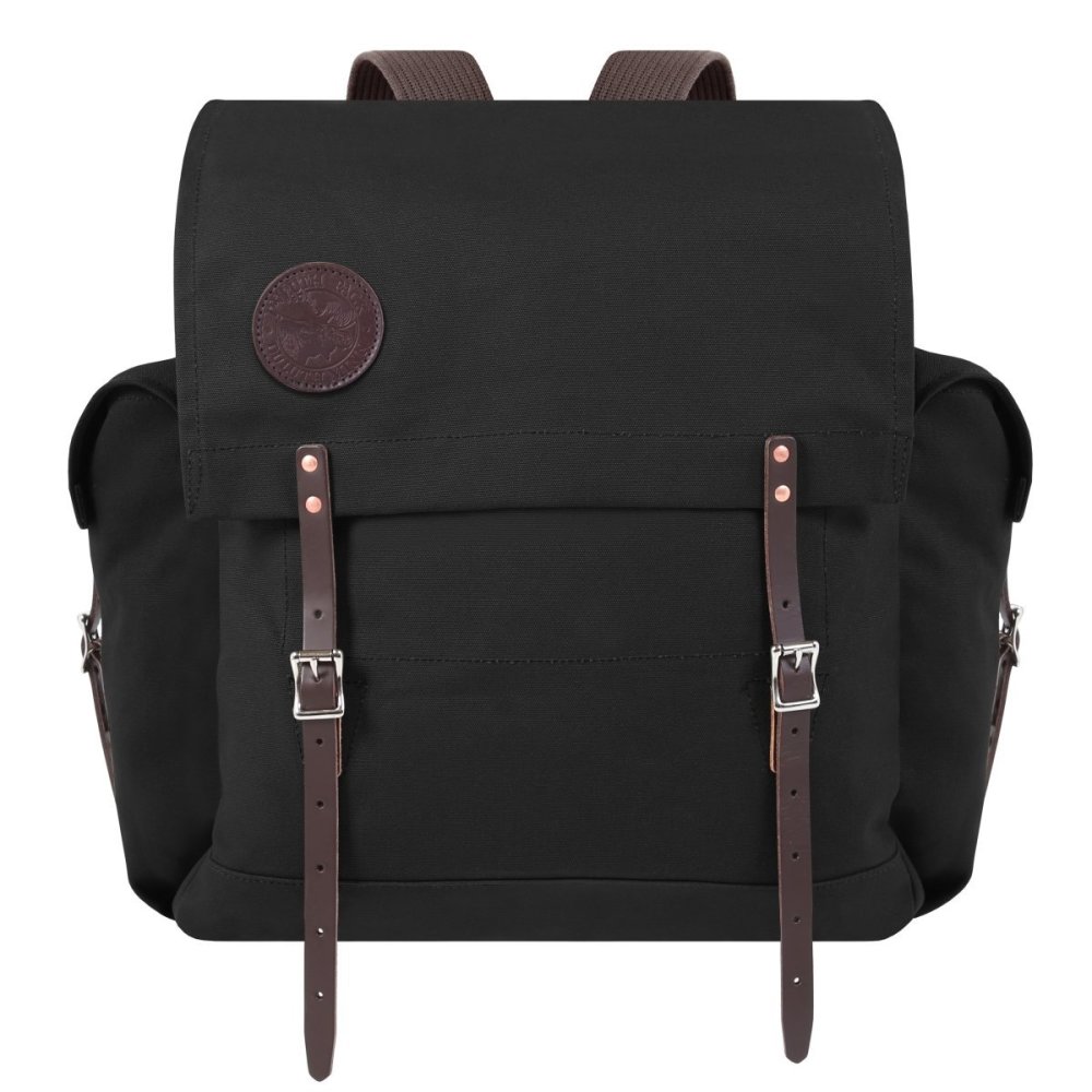 Duluth Pack 34 Liter Capacity Black Canvas #2 Cruiser Backpack Only - Flockneti